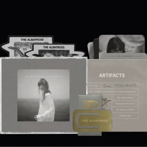 Taylor Swift TTPD The Albatross Collectors CD with Artifacts NWT - Picture 2 of 2